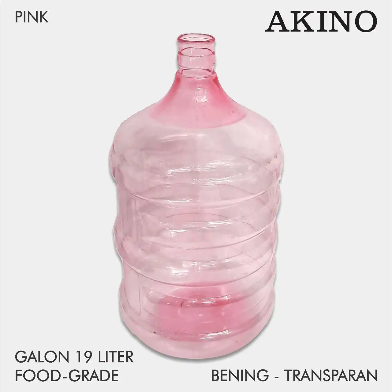 Galon Akino modern warna pink yang stylish untuk dapur minimalis