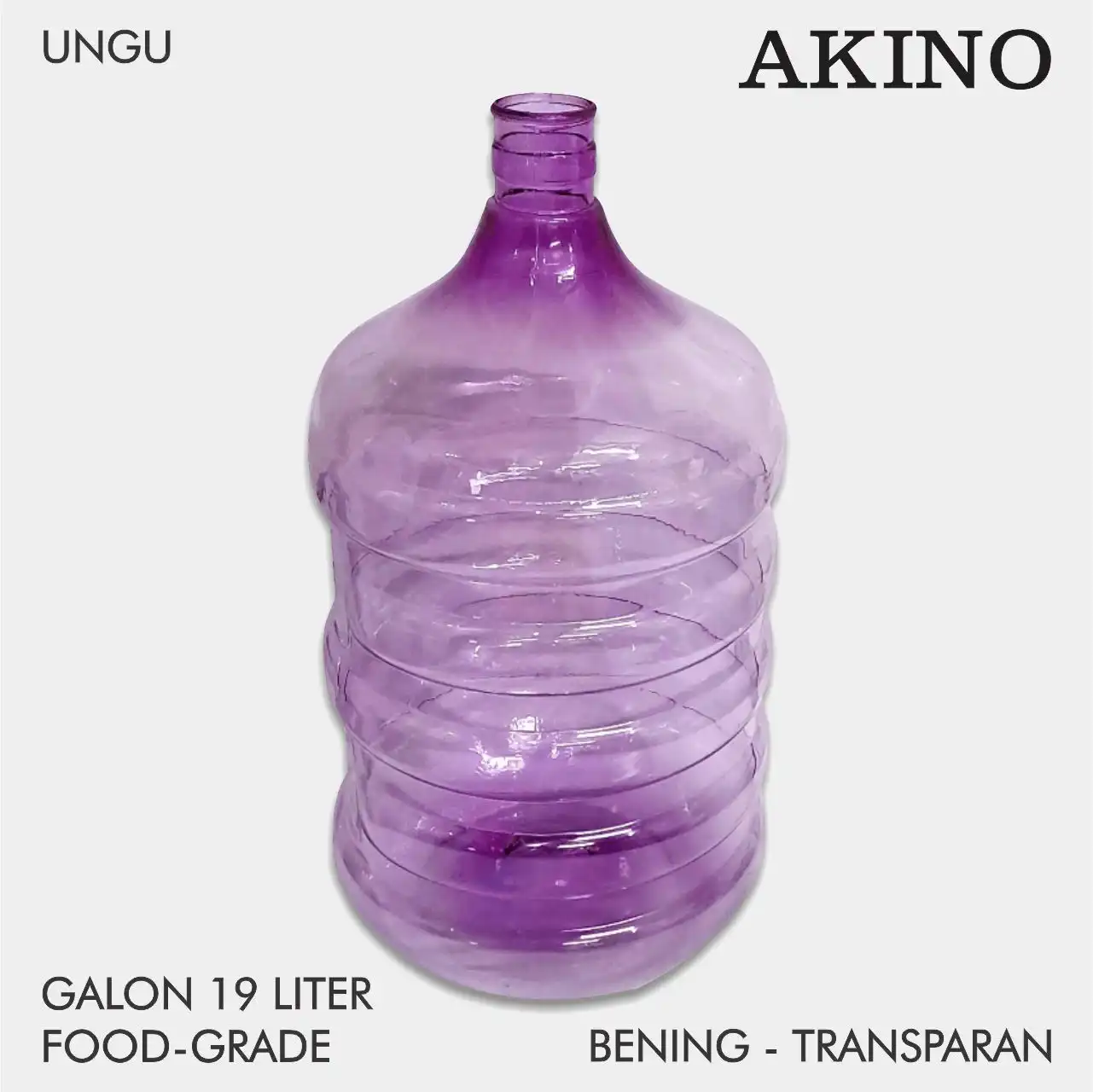 Harga Galon Akino warna ungu elegan yang mewah dan tahan gores
